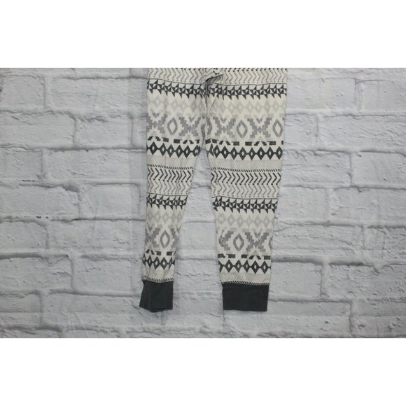 VICTORIA'S SECRET White Snowflakes Fleece Hooded Cozy Jumpsuit Size L - Picture 5 of 9